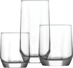 Glass Set (18 Pieces) LV-DIAS1 INT Transparent