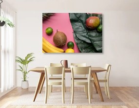 Εικόνα μείγμα τροπικών φρούτων - 60x40