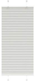 vidaXL Πλισέ περσίδα ανοιχτό γκρι 60x100 cm Πλάτος υφάσματος 59,4 cm