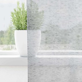 vidaXL Κουρτίνα βυσσινί 2 pcs Σκούρο Γκρι 245 x 140 εκ. Πολυεστέρας