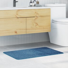 vidaXL Πατάκι Μπάνιου Ορθογώνιο Μπλε 60x90 εκ Πολυπροπυλένιο Αντιολισθητικό