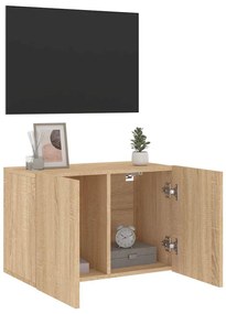 vidaXL Ντουλάπι Τοίχου Τηλεόρασης Sonoma Δρυς 60 x 30 x 41 εκ.
