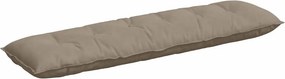 vidaXL Μαξιλάρι Πλάτης Taupe 180 x 50 εκ. Ύφασμα Μικροΐνας