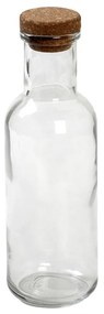 Μπουκάλι Γυάλινο Φιμέ Με Φελλό ESPIEL 1000ml-8,7x27,8εκ. DOP109K12