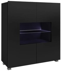 Μπουφές Calabrini-Μαύρο - 100.00Χ35.00Χ107.00cm