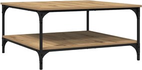 vidaXL Τραπεζάκι σαλονιού artisan δρυς 80 x 80 x 40 cm