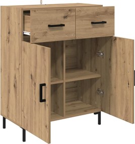 vidaXL Πλαϊνό γραφείο Artisan Oak 69,5 x 34 x 90 εκ.