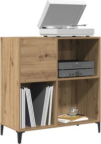vidaXL Δισκοθήκη τεχνίτης Δρυς 84,5 x 38 x 89εκ από Επεξεργασμένο Ξύλο