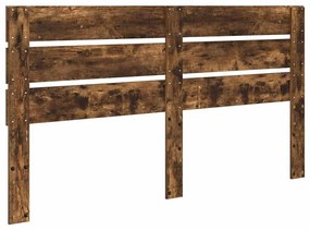 vidaXL Κεφαλάρι Καπνιστό Δρύς 180 cm Επεξεργασμένο ξύλο