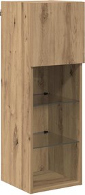 vidaXL Βάσεις τηλεόρασης 4 pcs Μαύρη Οξυά Επεξεργασμένο ξύλο