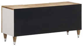 ντουλάπι τηλεόρασης vidaXL 105x33,5x46 cm μασίφ ξύλο Mango