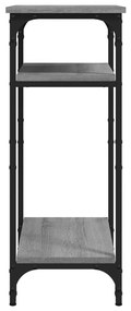 Βοηθητικό Τραπέζι Γκρι Sonoma 40x30x75 εκ. Επεξεργασμένο Ξύλο - Γκρι