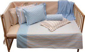 Μαξιλαροθήκη 35x40+4 Baby Mix &amp; Match 73 Σιέλ