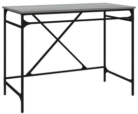 vidaXL Γραφείο Γκρι Sonoma 100 x 50 x 75 εκ. από Επεξεργασμένο Ξύλο