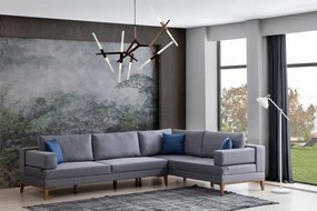 Έξυπνος γωνιακός καναπές 280x98x70 cm