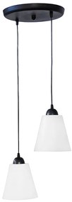 Φωτιστικό Οροφής Δίφωτο Heronia Conos 31-0041 White