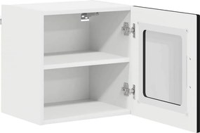vidaXL Πάνελ πλυντηρίου πιάτων Kalmar 2 pcs Μαύρο Επεξεργασμένο Ξύλο