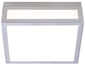 Φωτιστικό Οροφής - Πλαφονιέρα 01376-20 8W LED 3000K 650Lm 30x30cm Silver Luma Μέταλλο,Ακρυλικό