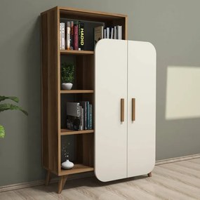 Stewehome Ντουλάπι πολλαπλών χρήσεων Λευκό 90x32x132 cm