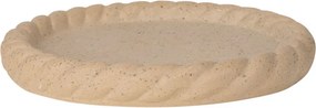 Δίσκος Διακόσμησης (Φ15.7x2) Estia Clayra Rib Ivory 09-50450