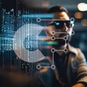 Intra Συλλεκτικό Ξύλινο Παζλ Plywood  4mm - Άνθρωπος που εργάζεται με την τεχνολογία Σε Ξύλινο Κουτί - Διαστάσεις Puzzle: 10x10 cm – 25 κομμάτια