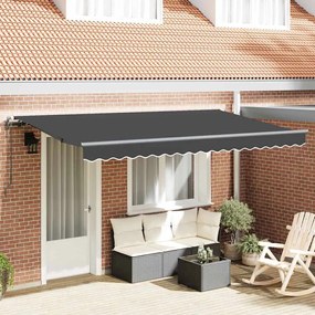 vidaXL Σκηνίτσα Αναδιπλούμενη Ανθρακί 400 x 200 cm