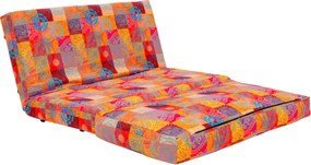 Διθέσιος Καναπές Κρεβάτι Πολύχρωμο TAIDA 68x120x62