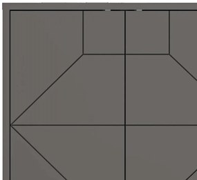 Μπουφές Dune σε ανθρακί απόχρωση 181x35x77.4εκ 181x35x77.4 εκ.