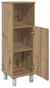 vidaXL Ντουλάπι Μπάνιου Τεχνίτης Δρυς 30x30x95 εκ. Επεξεργασμένο Ξύλο