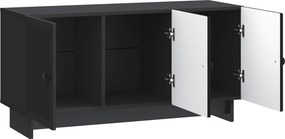 vidaXL Ντουλάπι TV 99 x 34,5 x 50 εκ. Μαύρο Επεξεργασμένο Ξύλο