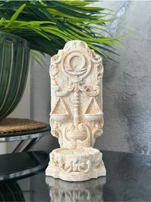Stewehome Αντικέ διακοσμητικό μπιμπλό κηροπήγιο ζυγός 21x9x10 cm