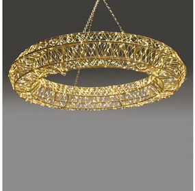 Λαμπάκια 3D Motif Ring 1440 LED Καλώδιο Χάλκινο Θερμό Φως IP44 Αλυσίδα 40cm 5μ Καλώδιο X0519601535 ACA X0519601535