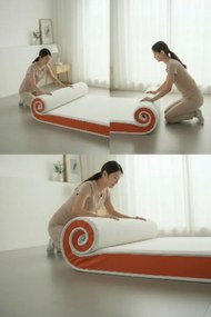 Stewehome Στρώμα δαπέδου αφρώδες μονό για ύπνο 160x200x9 cm