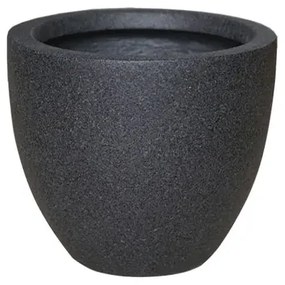 MarHome ΚΑΣΠΩ FIBERCLAY ΑΝΘΡΑΚΙ ΓΡΑΝΙΤΗ ΣΤΡΟΓΓΥΛΟ ΓΙΓΑΣ Φ55x46cm 06-20709-XL