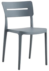 EMILY DARK GREY ΚΑΡΕΚΛΑ ΠΟΛ/ΝΙΟΥ ZITA PLUS 43.5X51X80εκ.