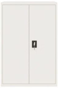 vidaXL Αρχειοθήκη Λευκή 90 x 40 x 140 εκ. Ατσάλινη
