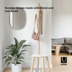 Umbra Pillar καλόγερος ρούχων ξύλο/μέταλλο 165X50εκ.1014257-668