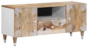 ντουλάπι τηλεόρασης vidaXL 105x33,5x46 cm μασίφ ξύλο Mango