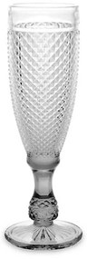 Ποτήρι Σαμπάνιας Diamond 029.89599 185ml Φ5,7x20cm Clear-Grey Glass