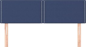 vidaXL Κεφαλάρια Μπλε 144x5x78/88 εκ. Ύφασμα