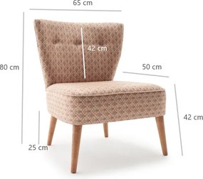 Πολυθρόνα Πολύχρωμο VIOLA LALE 65x65x80