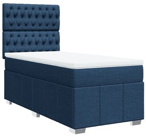 ΚΡΕΒΑΤΙ BOXSPRING ΜΕ ΣΤΡΩΜΑ ΜΠΛΕ 80X200 ΕΚ. ΥΦΑΣΜΑΤΙΝΟ 3293808