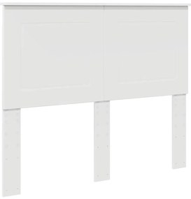 vidaXL Κεφαλάρι Λευκό 120 cm Επεξεργασμένο ξύλο