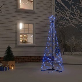 vidaXL Χριστουγεννιάτικο Δέντρο Κώνος 200 LED Μπλε 70 x 180 εκ.