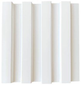 PS Panel 3D Πηχακια Τοίχου 01 Residence White