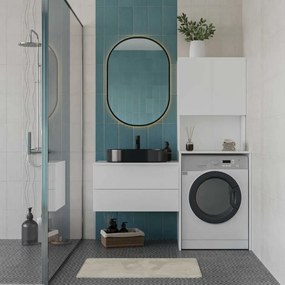 Ντουλάπι Πλυντηρίου Λευκό ASON 65x60x182