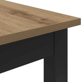 vidaXL Υποστηρικτικό Τραπεζάκι Μπαρ Επεξεργασμένο ξύλο τετράγωνο