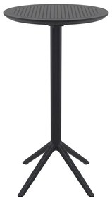 SKY BLACK BAR Φ60Χ108εκ.ΠΤΥΣ/ΝΟ ΤΡΑΠ. ΠΟΛ/ΝΙΟΥ SIESTA Φ60Χ108εκ.