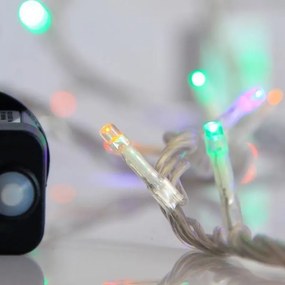 Magic Christmas Βροχή Ασύμμετρη Με 144 Χρωματιστά LED 300x60cm ΙΡ44 Με 8 Προγράμματα 600-11366