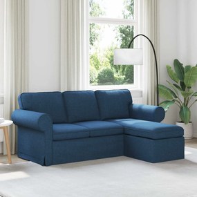 vidaXL Καναπές Μπλε 195 x 138 x 80 εκ ύφασμα